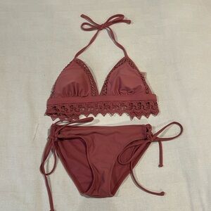 NWOT Rose colored exhilaration, target brand bathing suit